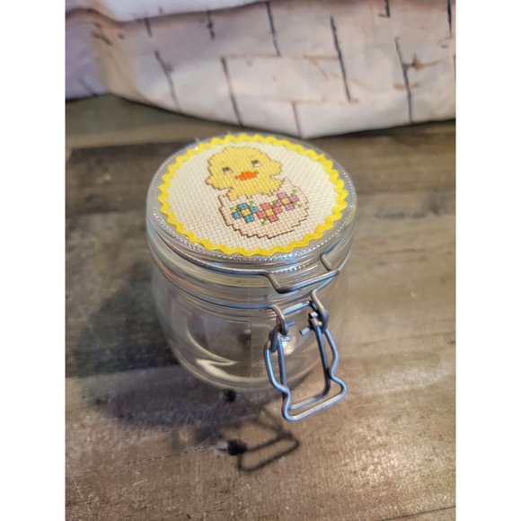 Easter spring chick hatch egg flower jar glass decor‎ - Picture 2 of 7